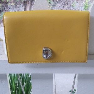Zara Yellow Shoulder Bag